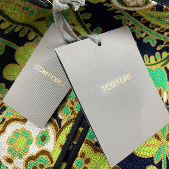 TOM FORD Size 34 Regular Multi-Color Black Paisley Viscose Sport Coat - Picture 9 of 9